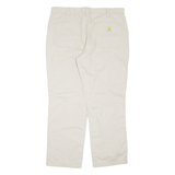 CARHARTT Mens Trousers Beige Relaxed Straight W38 L30
