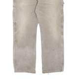DICKIES Mens Trousers Grey Regular Straight W36 L29