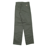 DICKIES Womens Trousers Green Regular Straight W28 L32