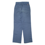 DICKIES Mens Trousers Blue Regular Straight W28 L32