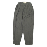 Womens Trousers Grey Loose Tapered W24 L27