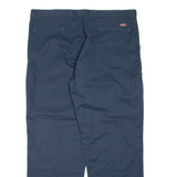 DICKIES Mens Trousers Blue Regular Straight W40 L30
