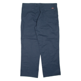 DICKIES Mens Trousers Blue Regular Straight W40 L30