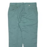 DICKIES Mens Trousers Green Regular Tapered W40 L32