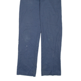 DICKIES Mens Trousers Blue Regular Straight W33 L34