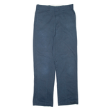 DICKIES Mens Trousers Blue Regular Straight W32 L31