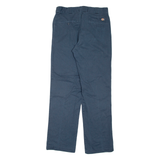 DICKIES Mens Trousers Blue Regular Straight W32 L31