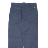 DICKIES Mens Trousers Blue Regular Straight W32 L30