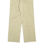 DICKIES Womens Trousers Beige Regular Straight W31 L30