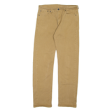 LEVI'S Mens Trousers Brown Regular Straight W33 L34