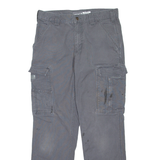 CARHARTT Cargo Mens Trousers Grey Relaxed Straight W31 L30