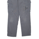 CARHARTT Cargo Mens Trousers Grey Relaxed Straight W31 L30