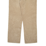 NAUTICA Womens Corduroy Trousers Brown Regular Straight W34 L32