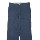 DICKIES Mens Trousers Blue Regular Straight W36 L34