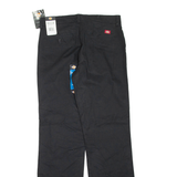 DICKIES Womens Trousers Black Regular Bootcut W34 L34