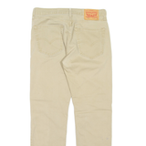 LEVI'S Mens Trousers Beige Regular Straight W30 L32
