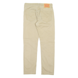 LEVI'S Mens Trousers Beige Regular Straight W30 L32