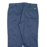 DICKIES Mens Trousers Blue Regular Tapered W40 L28