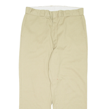 DICKIES Mens Trousers Beige Regular Straight W36 L28