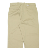 DICKIES Mens Trousers Beige Regular Straight W36 L28