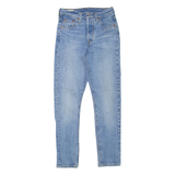 LEVI'S 501S Jeans BIG E Womens Blue Skinny Straight Stone Wash W23 L28