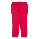 LAURA ASHLEY Chino Womens Trousers Pink Slim Tapered W32 L26