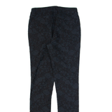 JIGSAW Floral Womens Trousers Blue Slim Skinny W28 L32