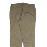LAUREN RALPH LAUREN Chino Womens Trousers Green Slim Tapered W32 L27