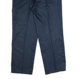 DUNLOP Chino Mens Trousers Blue Regular Straight W34 L29