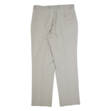FARAH Chino Mens Trousers Grey Regular Straight W34 L28