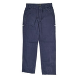 Oobe Cargo Trousers - 32W 30L Navy Cotton