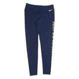 NIKE Womens Leggings Blue Skinny M W28 L26