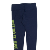 NIKE Womens Leggings Blue Skinny M W28 L26