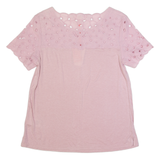 WHITE STUFF Womens Top Pink UK 8