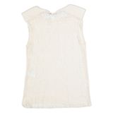 MAJE Womens Top Beige Sleeveless S