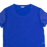 CALVIN KLEIN Womens Oversized Top Blue L