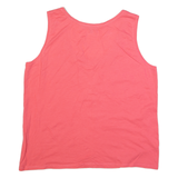 LAURA ASHLEY Womens Vest Pink Sleeveless UK 14