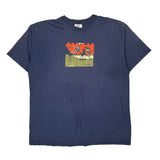 Basketball Nike Graphic T-Shirt - XL Blue Cotton