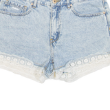 DIESEL Womens Jorts Shorts Blue M W30