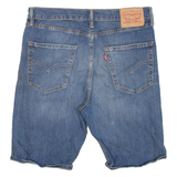 LEVI'S 522 Womens Denim Shorts Blue L W32