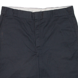 DICKIES Mens Workwear Shorts Black Loose 2XL W42