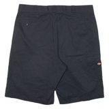 DICKIES Mens Workwear Shorts Black Loose 2XL W42