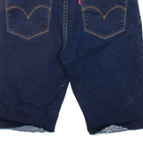 ADIDAS Womens Denim Shorts Blue Slim S W28