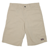 DICKIES Mens Workwear Shorts Brown L W36