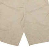 DICKIES Mens Workwear Shorts Brown Striped L W32