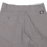 DICKIES Mens Workwear Shorts Grey Relaxed L W34