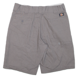 DICKIES Mens Workwear Shorts Grey Relaxed L W34
