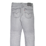 LEVI'S 510 Jeans Mens Grey Slim Skinny Stone Wash W31 L30