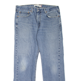 LEVI'S 505 Jeans Mens Blue Regular Straight Stone Wash W36 L32