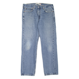 LEVI'S 505 Jeans Mens Blue Regular Straight Stone Wash W36 L32